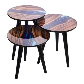 Set 3 masute cafea Luna Set 3 masute cafea Luna