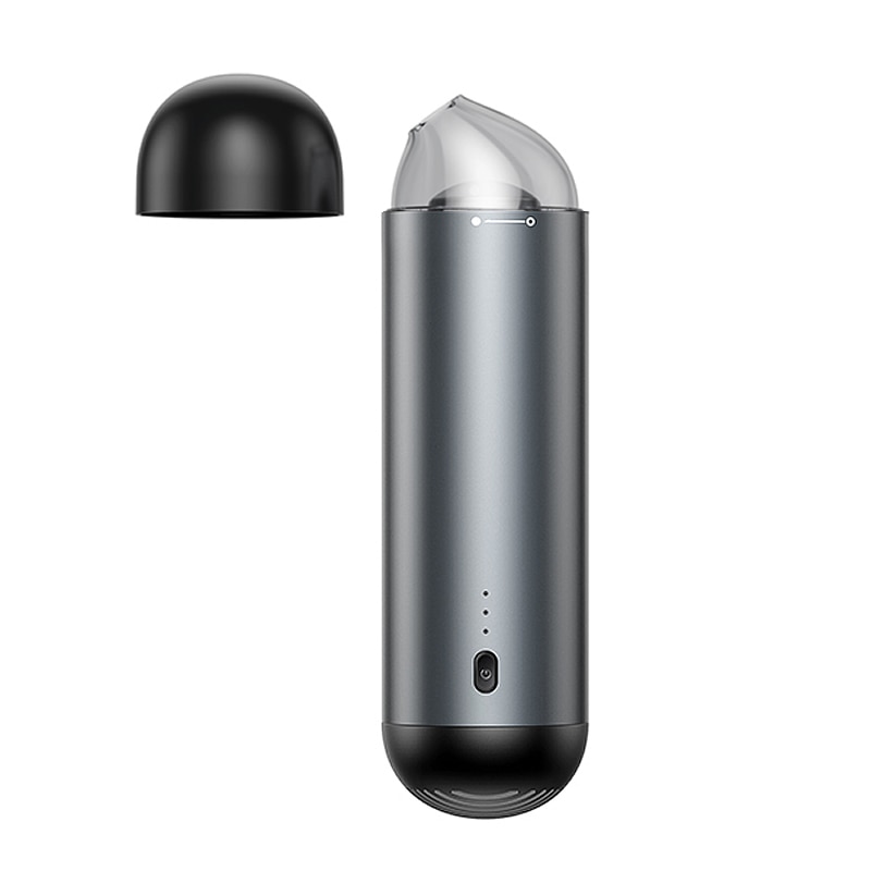 Aspirator auto portabil Baseus, 4000Pa, Fara fir, 65W, Type-C, Negru