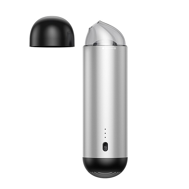 Aspirator auto portabil Baseus, 4000Pa, Fara fir, 65W, Type-C, Argintiu