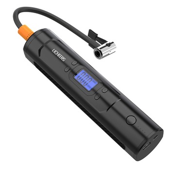 Compresor auto digital Licheers, 70W, Wireless, Display LCD, 6000mAh, Negru Compresor auto digital Licheers, 70W, Wireless, Display LCD, 6000mAh, Negru