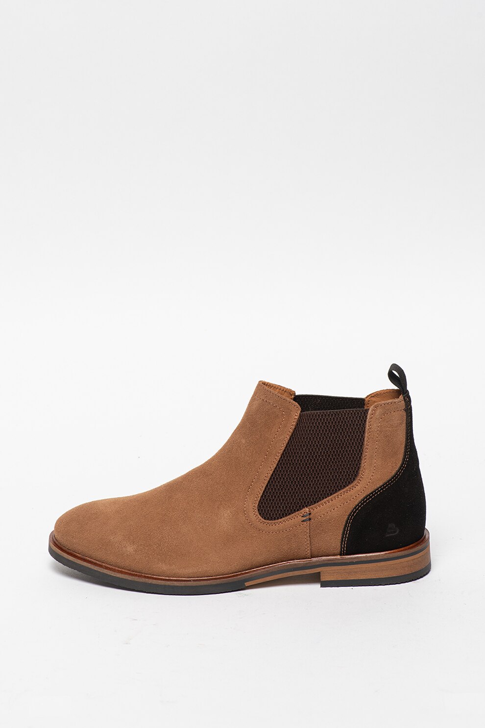 Bullboxer, Ghete Chelsea din piele, Maro caramel, 44