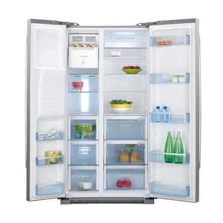 Side by Side Haier HRF-628IX7, 552 l, Clasa A+, No Frost, H 180 cm, Inox