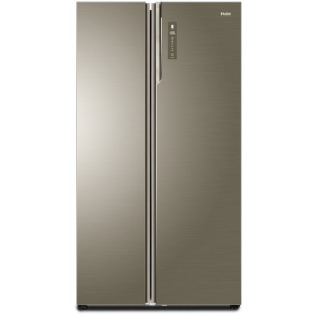 Side by Side Haier HRF-800DGS8, 792 l, Clasa A+++, No Frost, H 190 cm, Sticla Argintiu