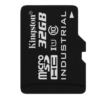 Card de memorie Kingston MicroSDHC, 32GB, UHS-I, Industrial Temp Card Single Card de memorie Kingston MicroSDHC, 32GB, UHS-I, Industrial Temp Card Single