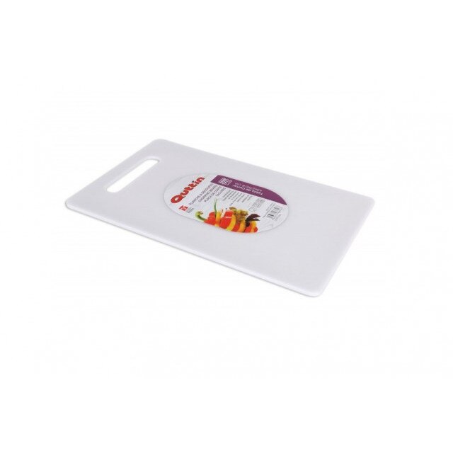 Tocator din plastic alb, 43x27x0.6 cm