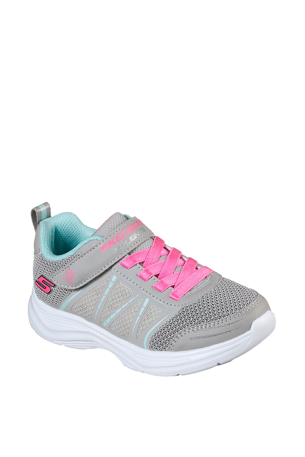 Skechers, Pantofi sport slip-on de plasa Glimmer Kicks