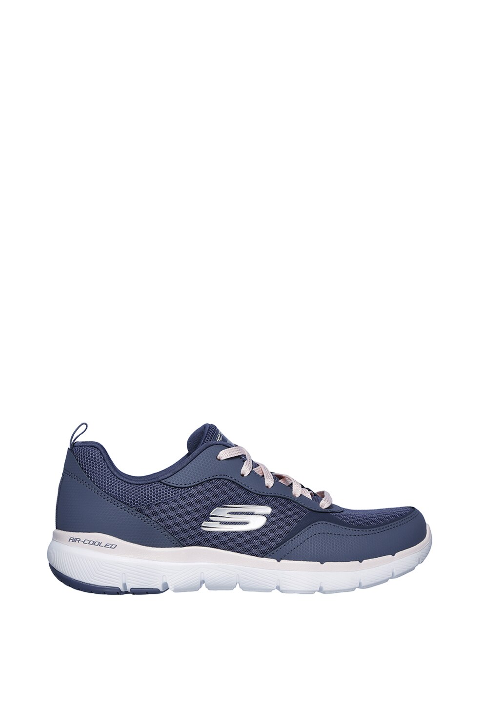 Skechers, Pantofi sport usori FLEX APPEAL 3.0-GO FORWARD, Bleumarin inchis/Roz pal, 37