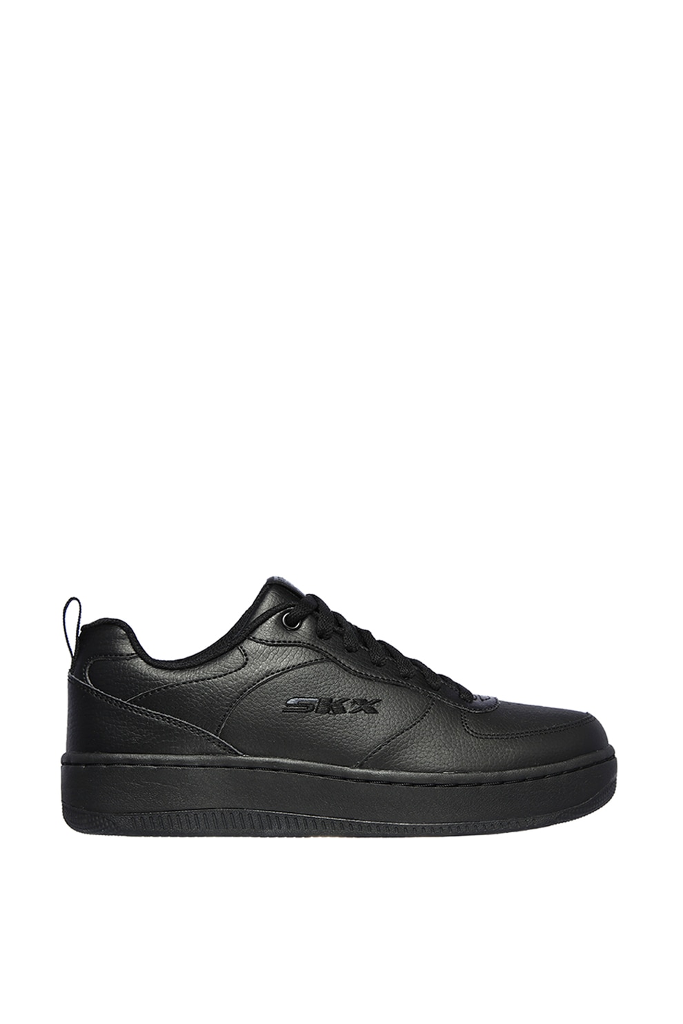 Skechers, Pantofi sport de piele si piele ecologica Sport Court 92, Negru, 37
