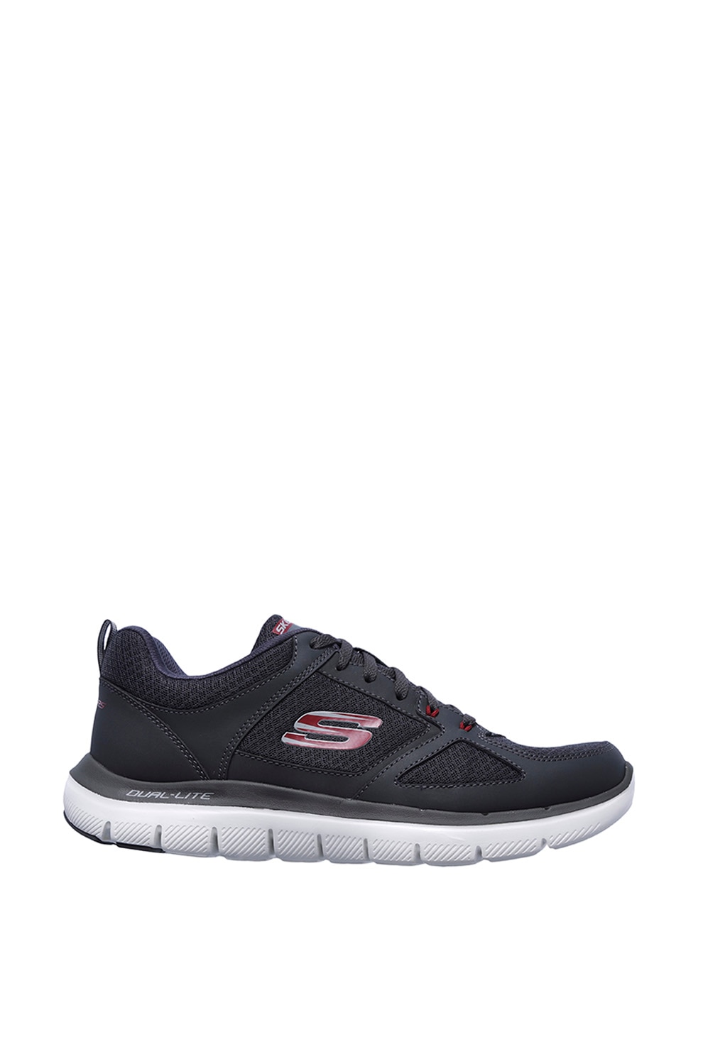 Skechers, Pantofi sport cu insertii de piele Flex Advantage 2.0