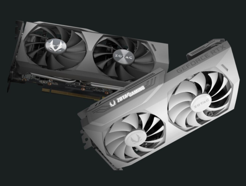 【美品】ZOTAC RTX 3060Ti AMP White LHR ZOTAC GAMING GeForce RTX 3060 Ti AMP White Edition LHR | ZOTAC