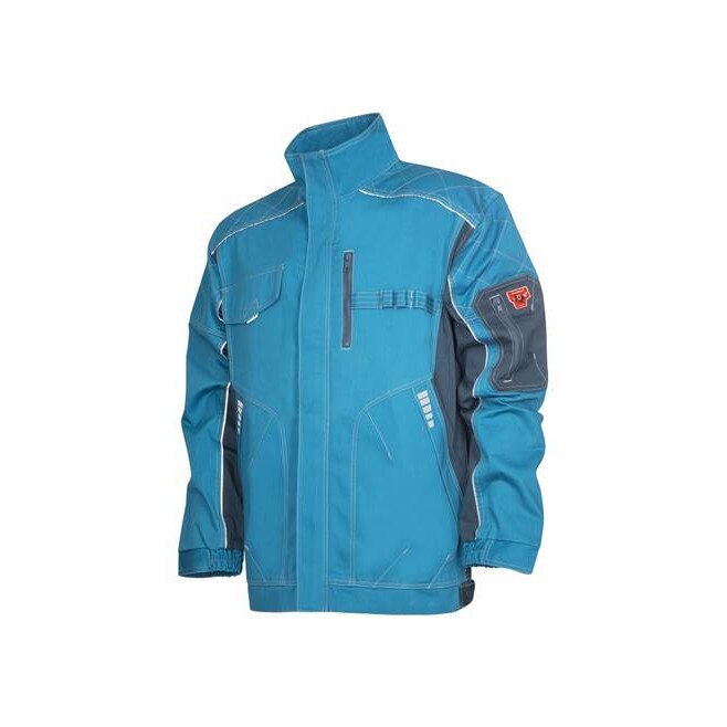 Geaca de lucru Vision 01, culoarea albastru gri, marimea 54