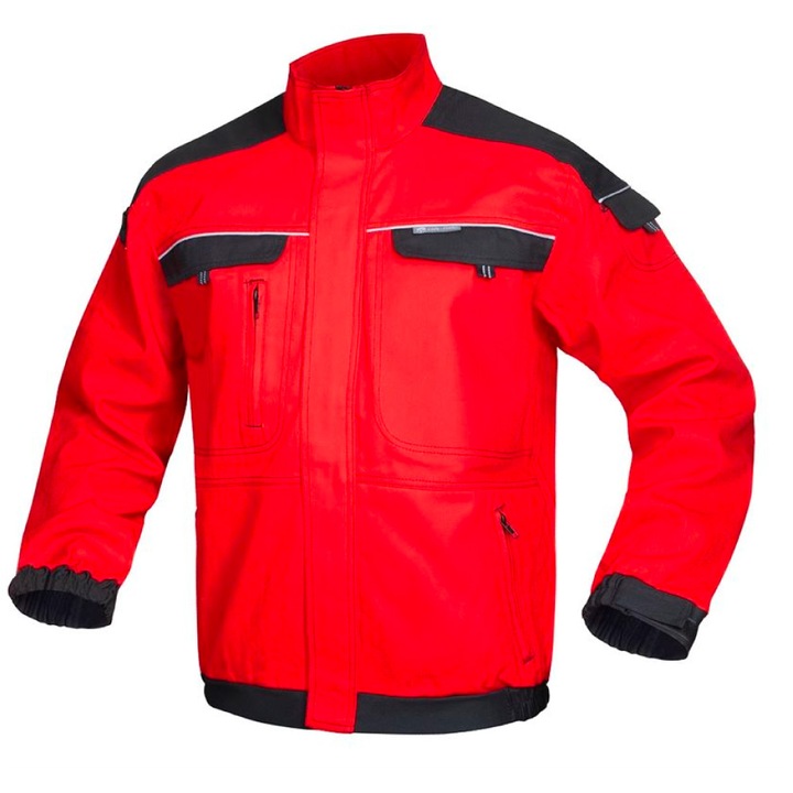 Jacheta de lucru COOL TREND, culoare rosu, marimea 3XL