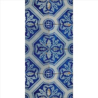set stickere autocolante faianta decorativa 20cm x 40cm model decorativ in culori de albastru cu alb crapat imagen 18_0_
0