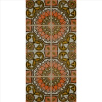 set stickere autocolante faianta decorativa 20cm x 40cm model decorativ roman culoare portocalie imagen 36_0_
0