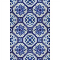 set stickere autocolante faianta decorativa 20cm x 30cm model decorativ roman antic cu albastru imagen 28_0_
0