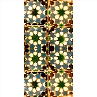 set stickere autocolante faianta decorativa 20cm x 40cm model decorativ multicolor cu steluta verde imagen 6_0_
0