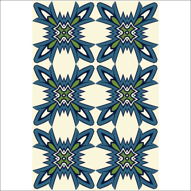 Set stickere autocolante faianta decorativa 20cm x 30cm model decorativ mixt