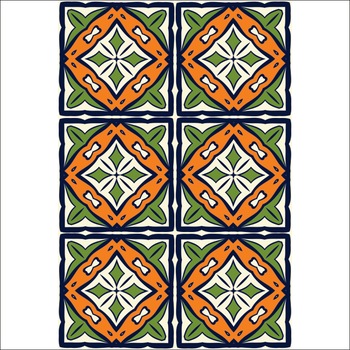 Set stickere autocolante faianta decorativa 20cm x 30cm model stea si contur albastru Set stickere autocolante faianta decorativa 20cm x 30cm model stea si contur albastru