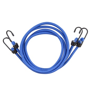 Set 2 bucati cablu elastic ajustabil Evotools Ø 8 mm x 120 cm, cu carlige-inel Set 2 bucati cablu elastic ajustabil Evotools Ø 8 mm x 120 cm, cu carlige-inel