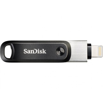 Memorie USB SanDisk 256GB iXpand Flash Drive Go pentru iPhone si iPad, Argintiu Memorie USB SanDisk 256GB iXpand Flash Drive Go pentru iPhone si iPad, Argintiu