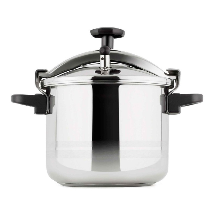 Тенджера под налягане BOJ Classic 6L, Капацитет 6 литра, Диаметър 24 см, Неръждаема стомана