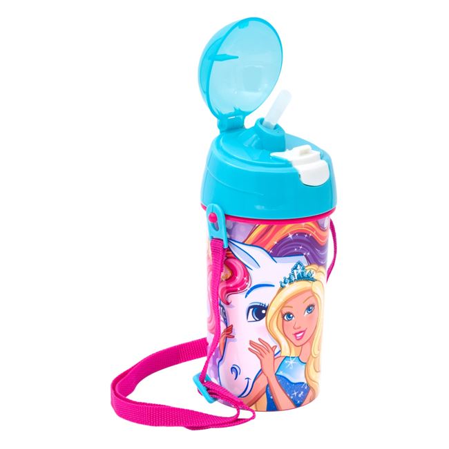 Recipient apa pentru copii aluminiu BARBIE Unicorn 500 ml