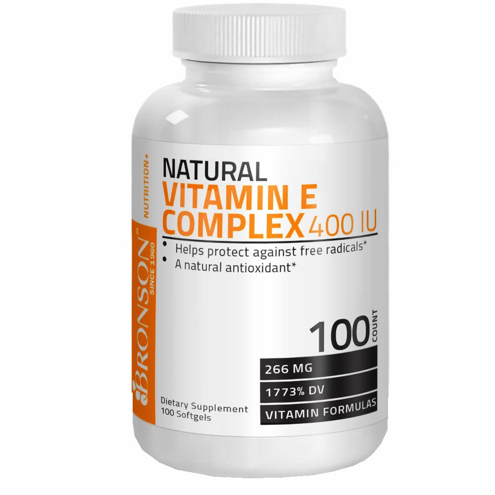 Vitamina E 400UI naturala Bronson 100 capsule