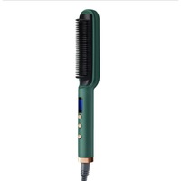 perie electrica profesionala ubitec  pentru indreptat parul pieptene pentru indreptat barba coafat  verde imagen 38_0_
0