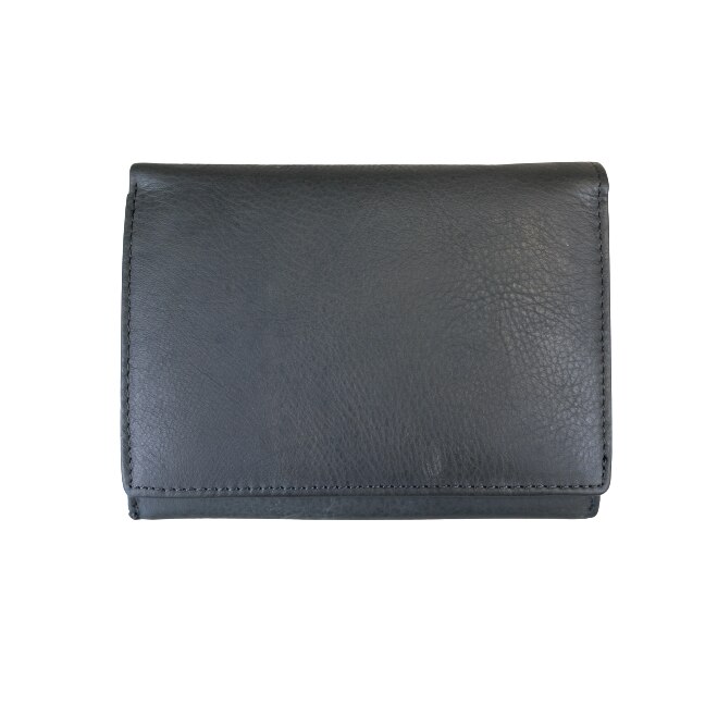 Portofel dama din piele naturala, Hassion, G065 Green