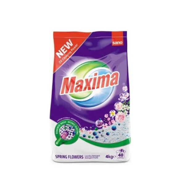 Detergent rufe pudra Sano Maxima Spring Flowers 4Kg