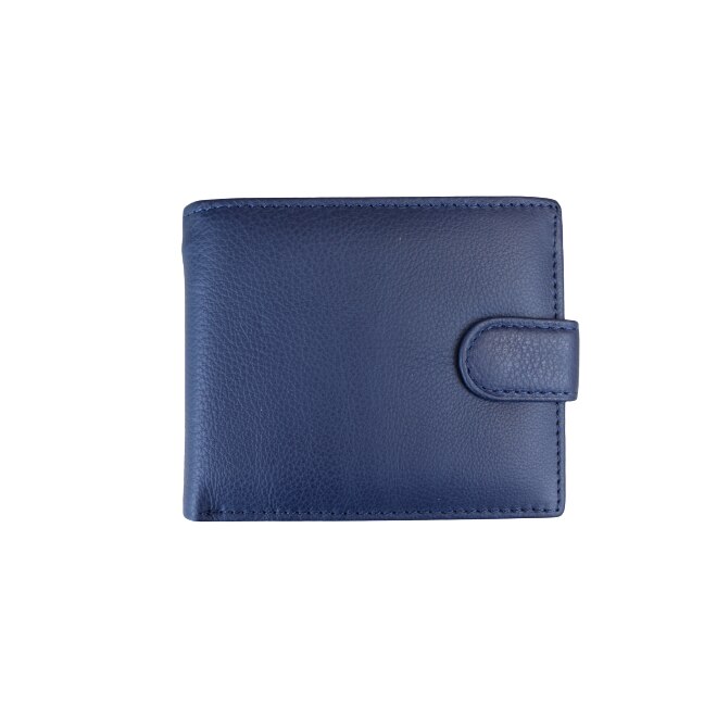 Portofel barbatesc din piele naturala, Hassion, F062 Blue