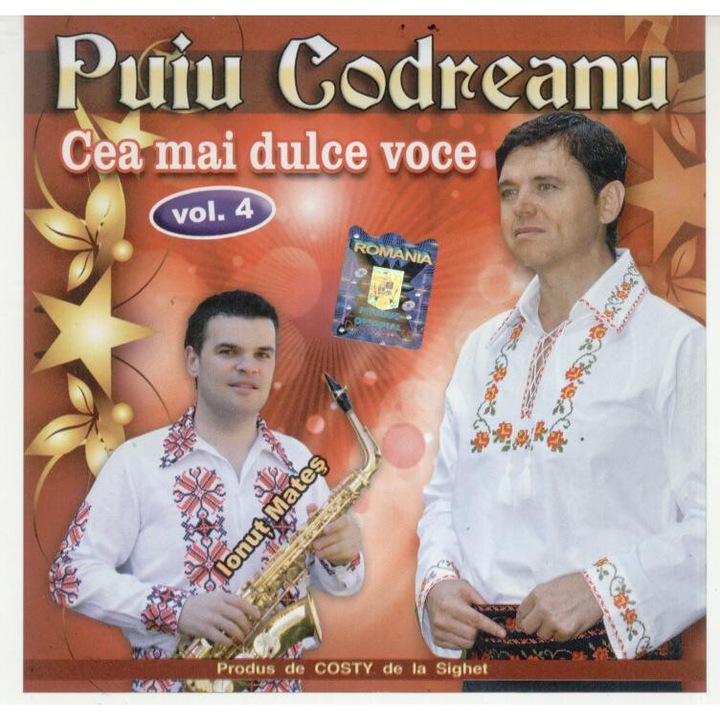 CD Puiu Codreanu - Cea mai dulce voce