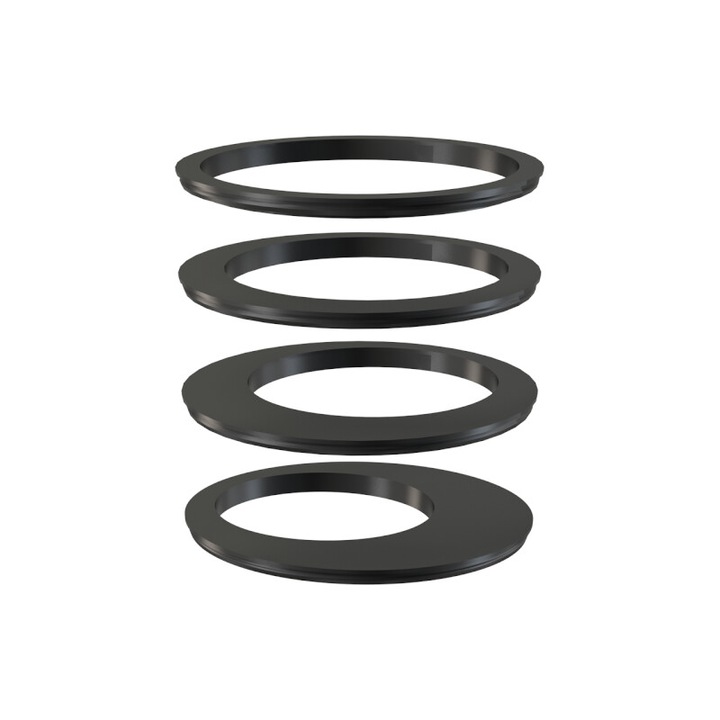 Set garnituri AlcaPlast AGV900, negru