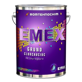 Grund Clorcauciuc de Amorsare pentru Pardoseli EMEX, Transparent, Bidon 4 KG Grund Clorcauciuc de Amorsare pentru Pardoseli EMEX, Transparent, Bidon 4 KG