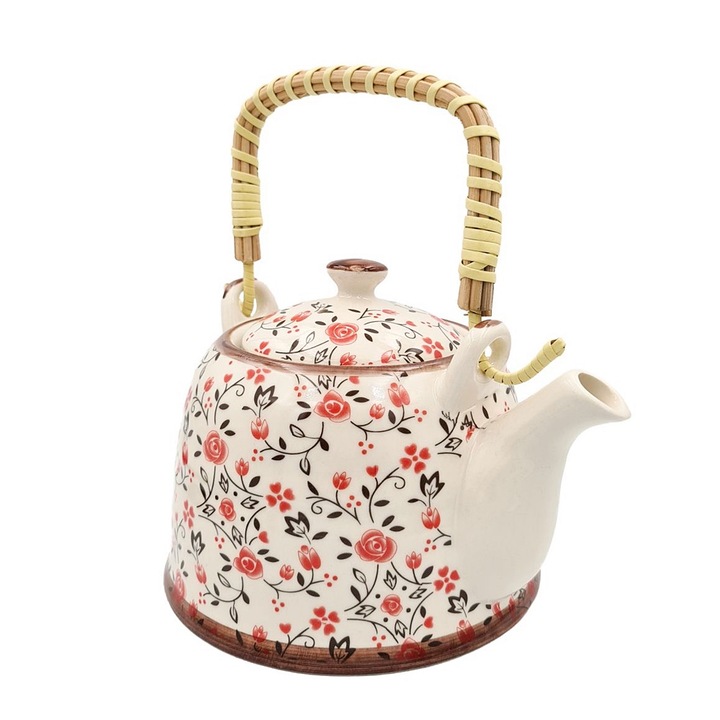 Ceainic ceramica Jenny Teapot 800ml, cu infuzor si maner