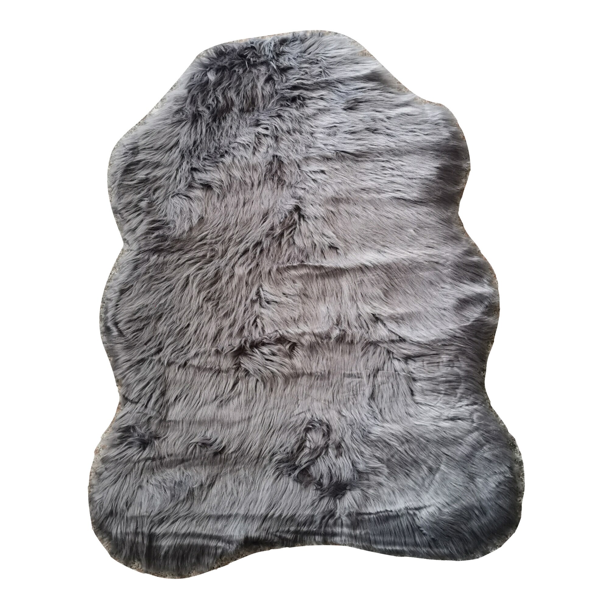 Covor Karacahan Softa Sof 800 Grey AA61, 60X90 cm, 55 mm inaltime fir, moale si placut la atingere