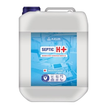 Dezinfectant suprafete medicale Septic H+, Azur, 5 l Dezinfectant suprafete medicale Septic H+, Azur, 5 l