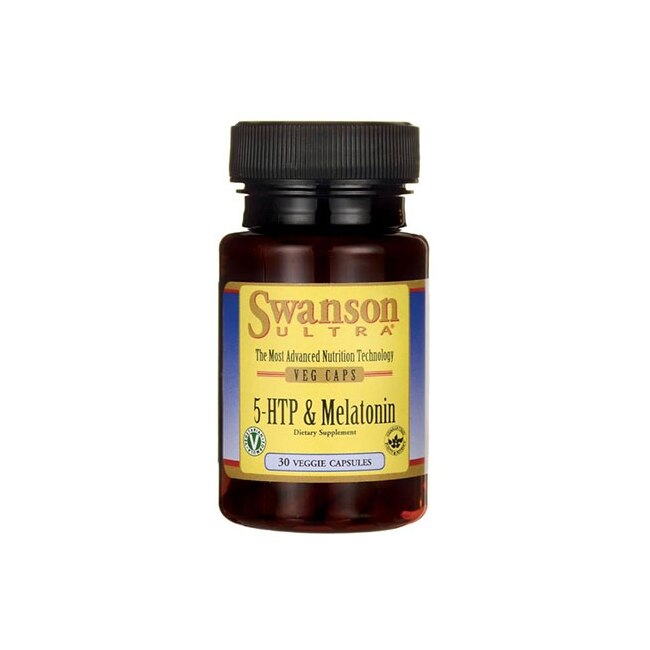 Supliment Alimentar, Swanson, 5-Htp & Melatonin, 30 capsule