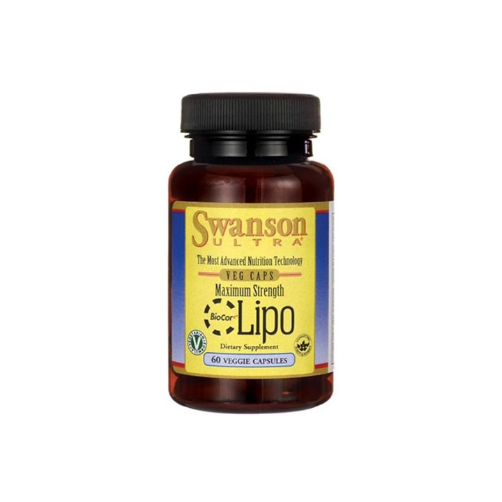 Supliment Alimentar, Swanson, Maximum Strength Biocore Lipo, 60 capsule