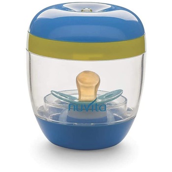 Sterilizator electric cu aburi, Nuvita, Sterieasy 1556, Albastru/Transparent, 8.5 x 8 x 9.5 cm, ciclu de sterilizare 3 minute Sterilizator electric cu aburi, Nuvita, Sterieasy 1556, Albastru/Transparent, 8.5 x 8 x 9.5 cm, ciclu de sterilizare 3 minute