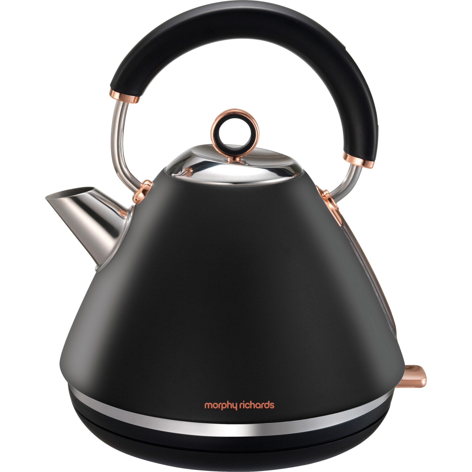 Fierbator Morphy Richards Rose Gold Collection Black 102104, 2200W, 1.5 l, Negru/Rose Gold