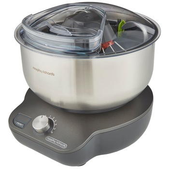 Mixer cu bol Morphy Richards Mix Star 400520, compact, 650W, vas inox 5 litri, 6 trepte de viteza, Inox Mixer cu bol Morphy Richards Mix Star 400520, compact, 650W, vas inox 5 litri, 6 trepte de viteza, Inox