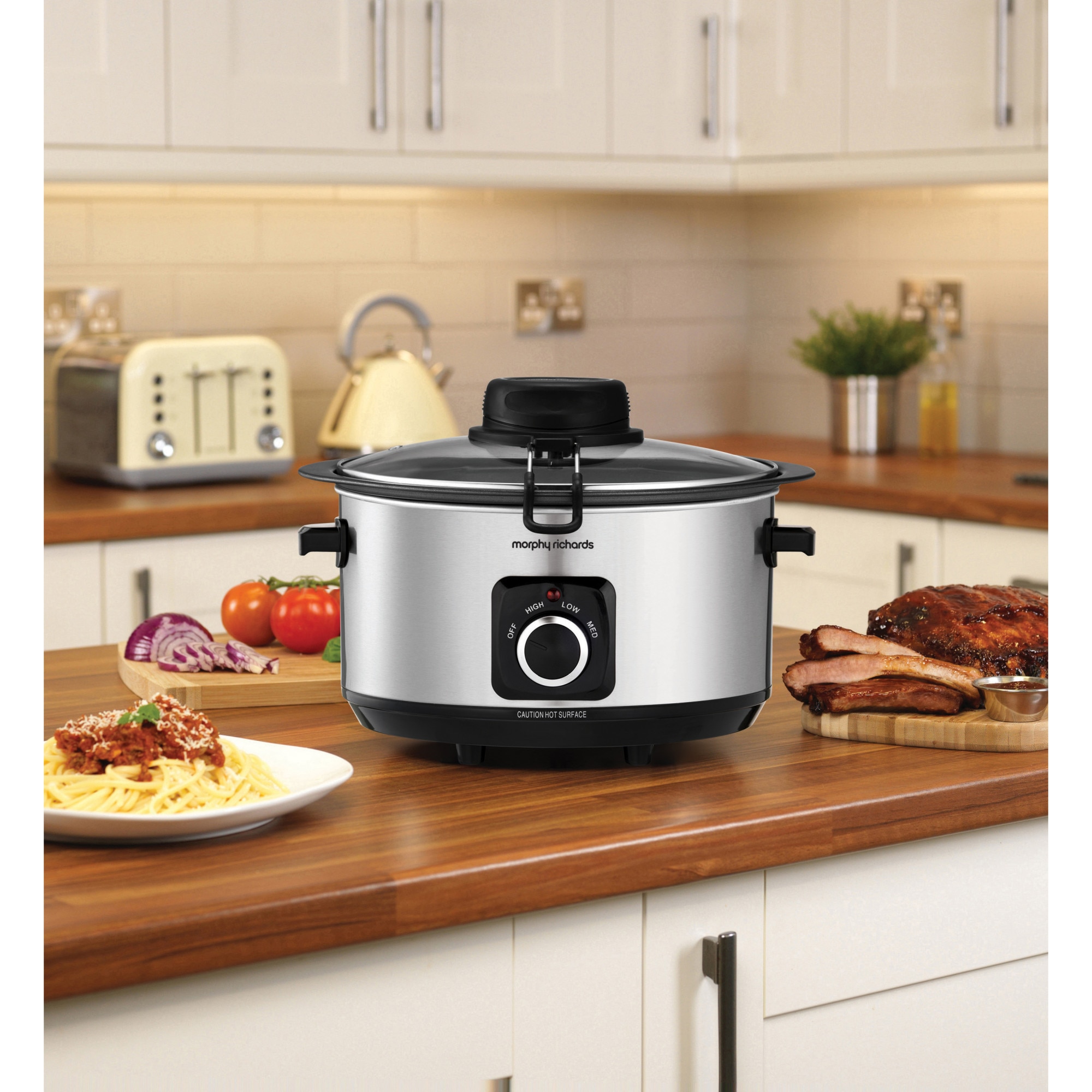 Buy Morphy Richards 6.5L Auto-Stir Slow Cooker - Stainless Steel
