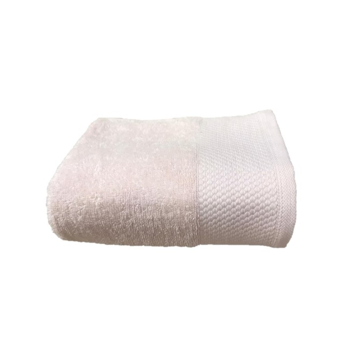 Set 4 prosoape Wabe, Studio Casa, (2x 30*50 + 2x 50*90cm), 100% Bumbac, Roz