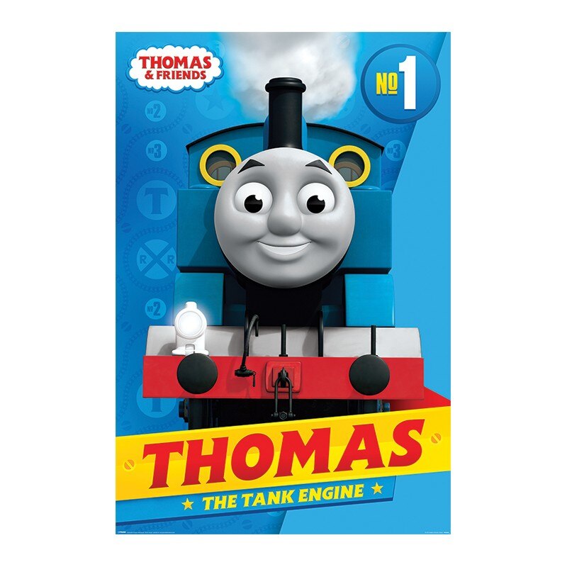 Poster Thomas & Friends Thomas the Tank Engine , 61x91.5cm, Negru