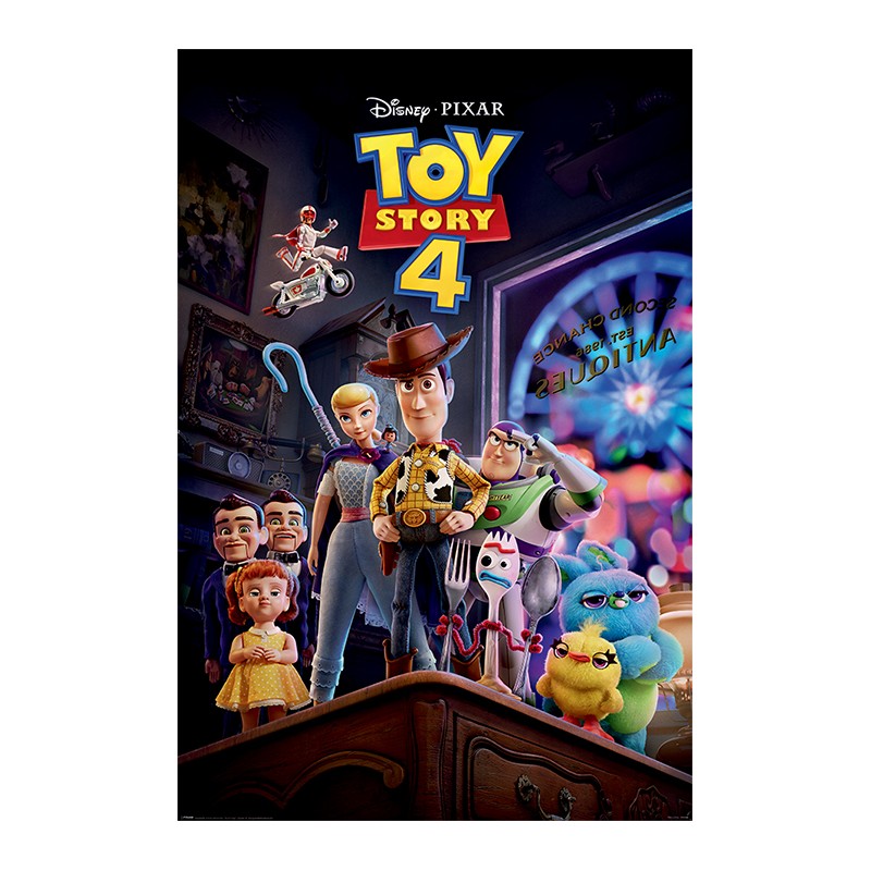 Poster Toy Story 4 Antique Shop Anarchy , 61x91.5cm, Negru