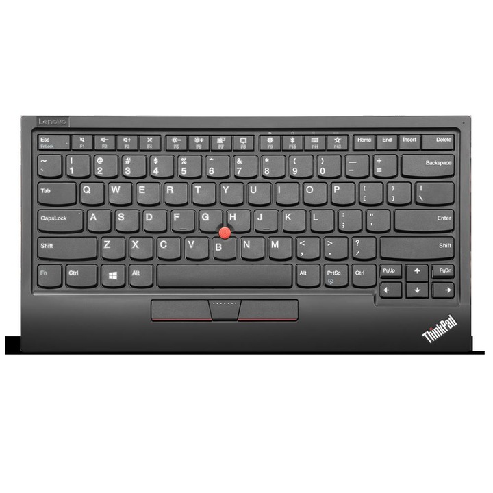 Клавиатура Lenovo ThinkPad II с trackPoint II, безжична, US, черна