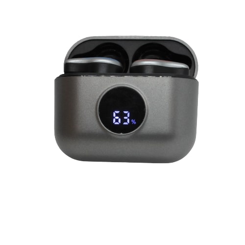 Casti Wireless Bluetooth 5.0 , Handsfree, Deep Bass , Compatibile Android , IPhone & Win, Argintii