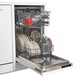 Heinner HDW-BI4505IE++ Beépíthető mosogatógép, 45cm, 10 teríték, 5 program, E energiaosztály, Fehér
