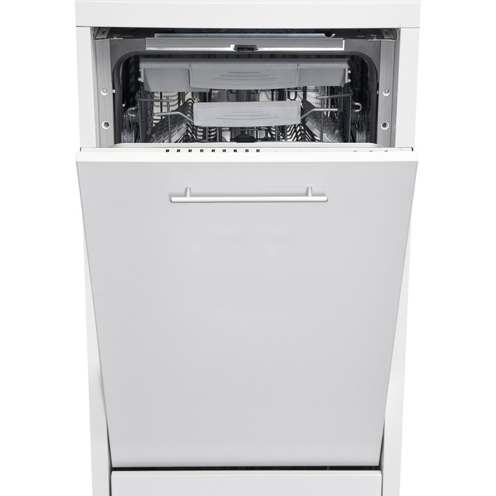 Heinner HDW-BI4593TE++ Beépíthető mosogatógép, 45cm, 10 teríték, 9 program, E energiaosztály